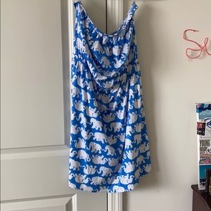 Lilly Pulitzer strapless dress